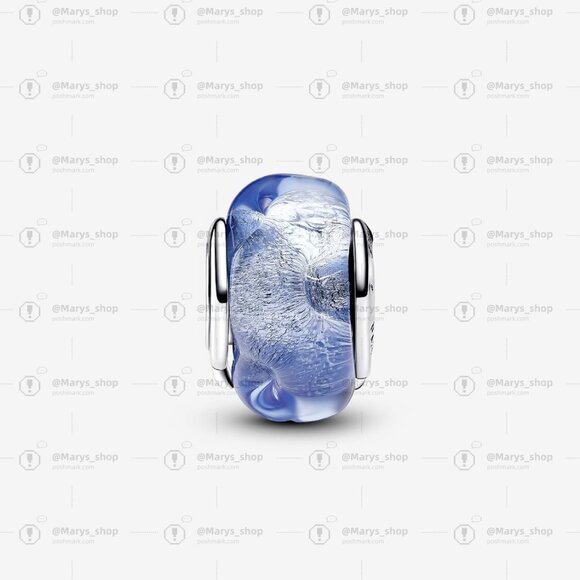 Pandora Wavy Blue Murano Glass Charm - Picture 2 of 6